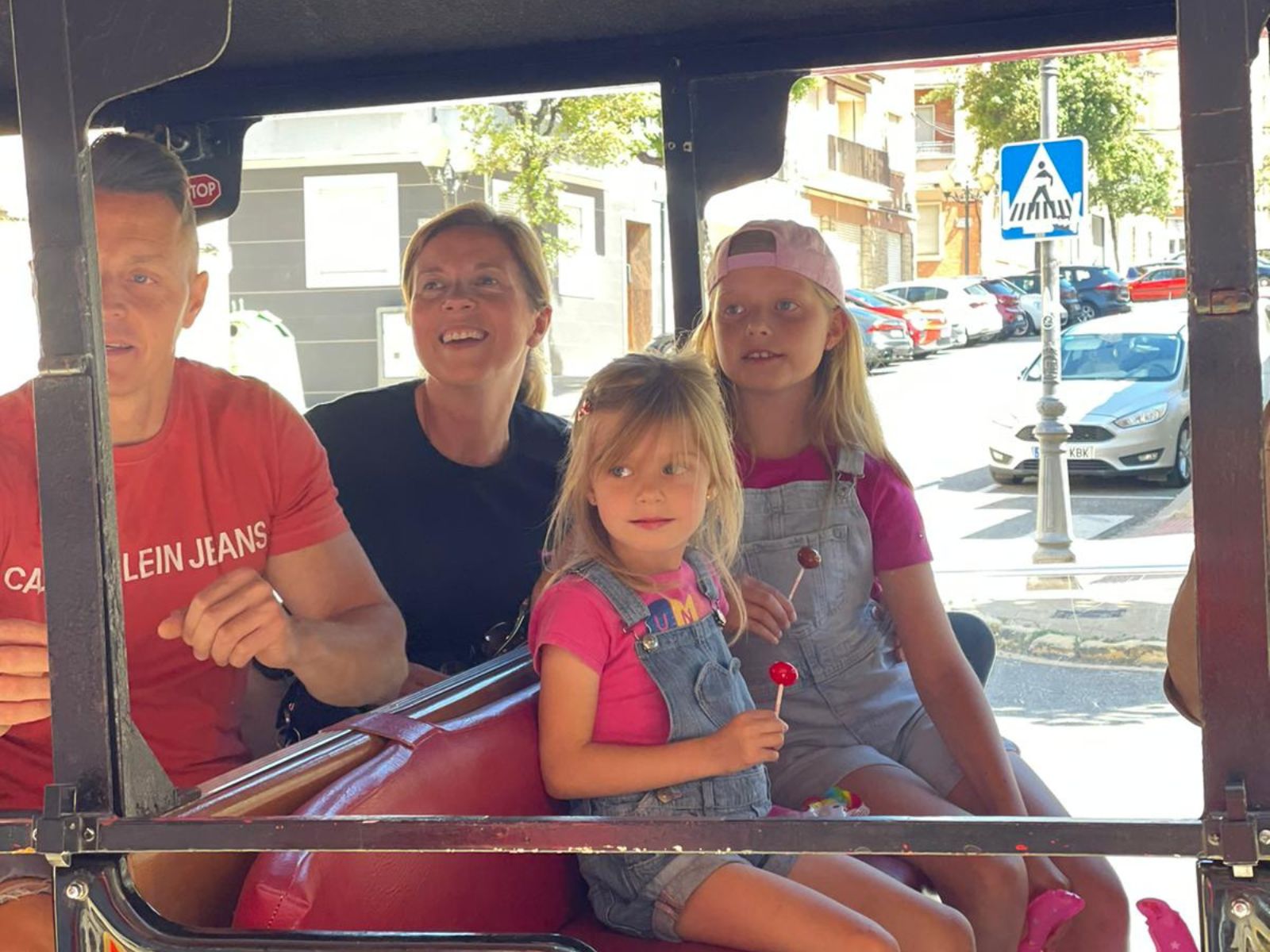 tren turístico para familias